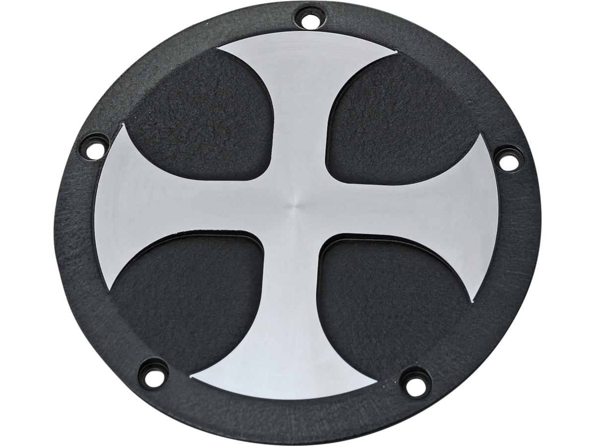 Cross Clutch Cover 5-hole Bi-Color Anodized