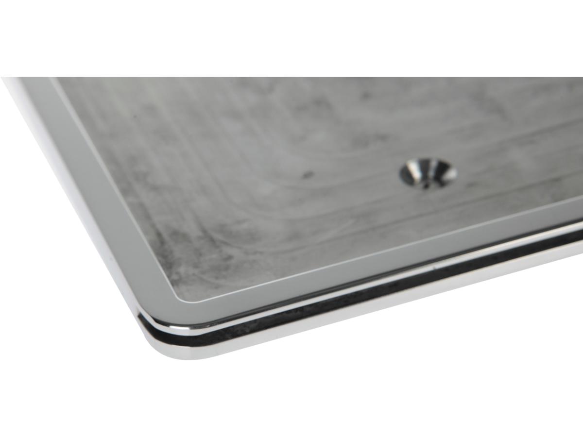 Inside License Plate Base Plate German Size 200x180mm Polished