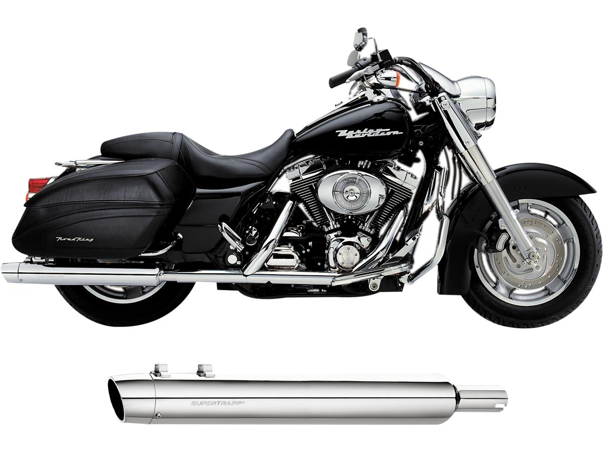 SE Series Touring Slip-On Muffler Chrome 4"