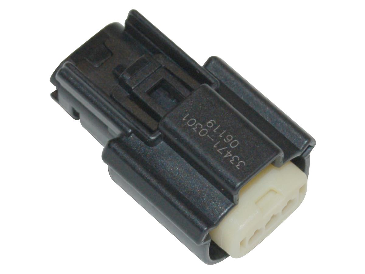 Molex MX-150 Connectoren 3-Positie Vrouwelijk Zwart