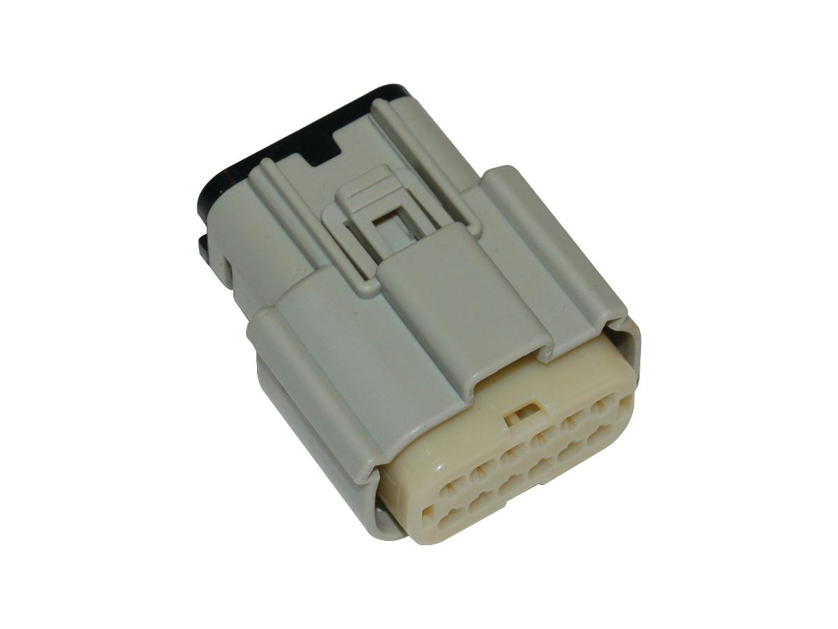 Molex MX-150 Connectors 12-Position Female Gray