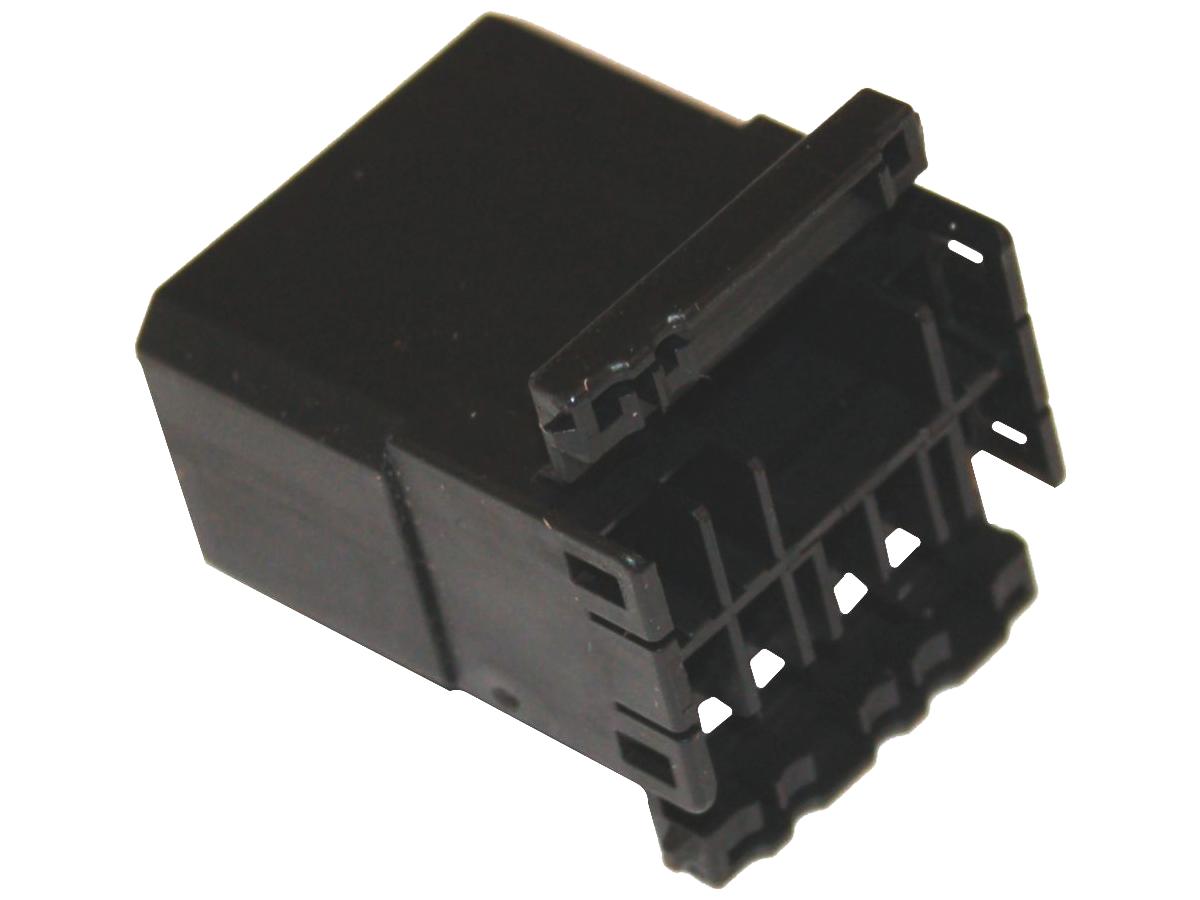 AMP Multilock Connector Housing 8-Wire Cap Black