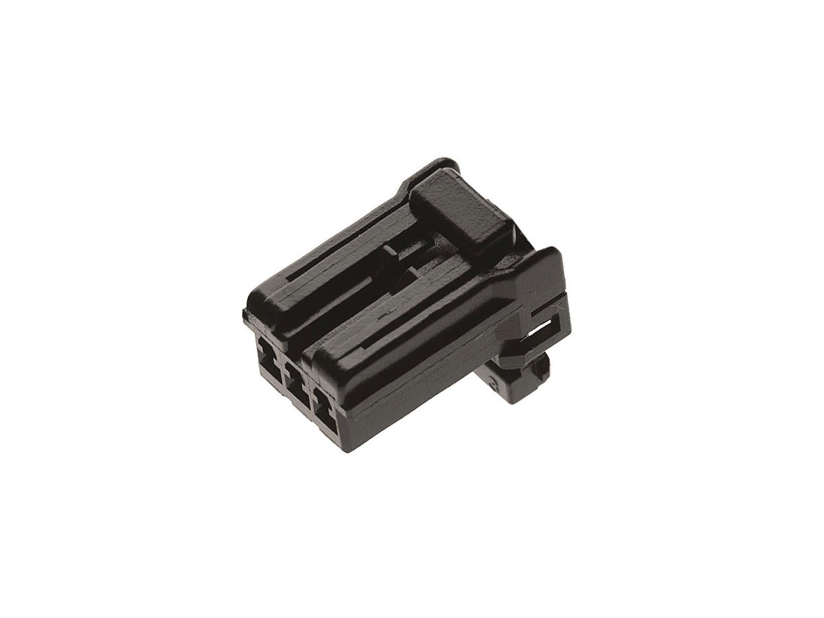 AMP Multilock Connector Housing 3-Wire Plug Black