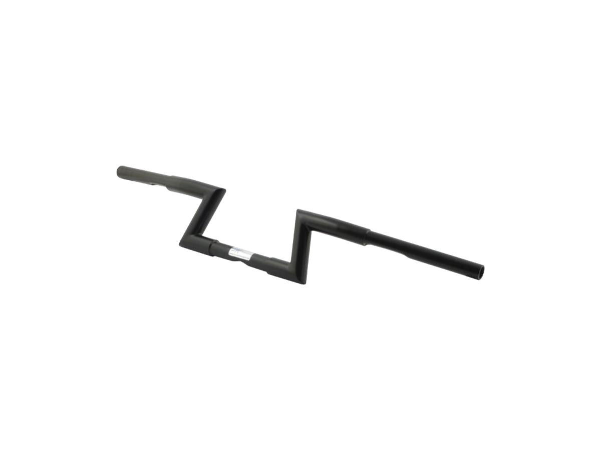 1 1/4" Z-Bar with 1" Clamp Diameter Handlebar Dimpled 3-Hole Black Powder Coated 120 mm