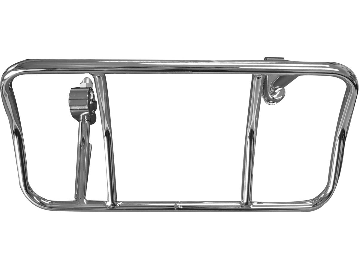 Universal Handlebar Rack without Clamps Chrome