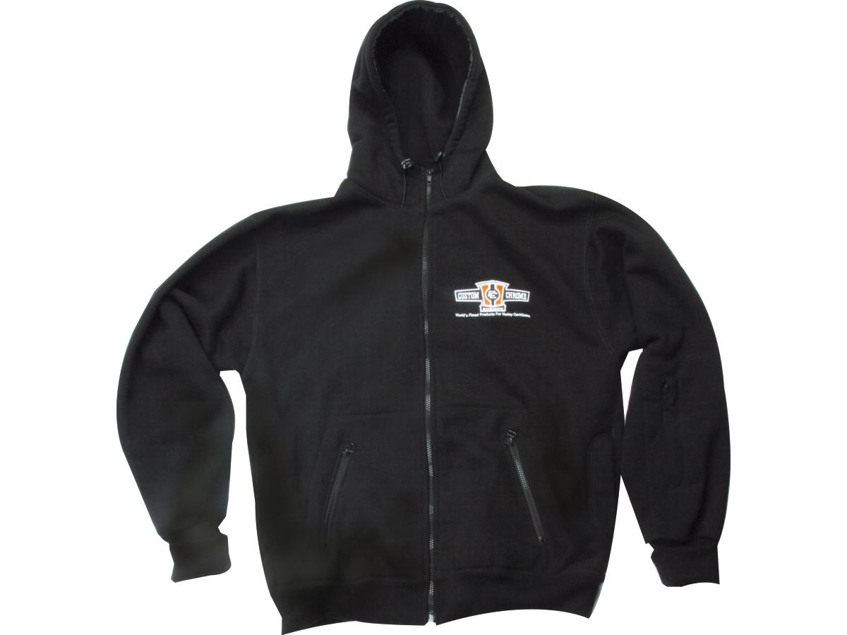 Hoodie met CCE-logo en rits