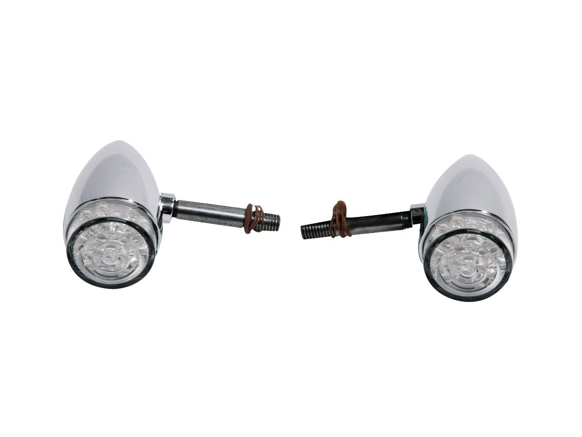 Bullet LED richtingaanwijzer aluminium heldere LED