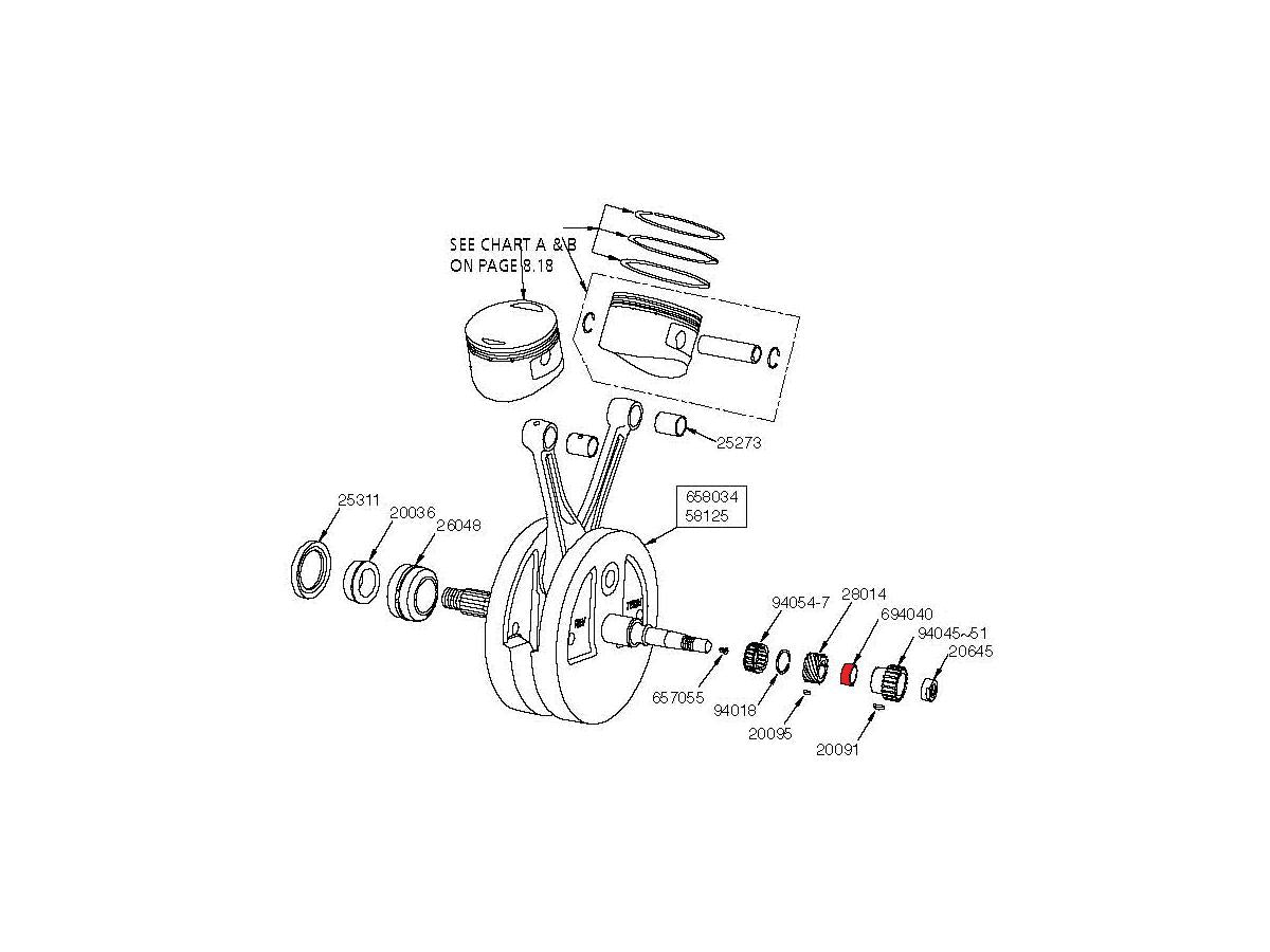 SPACER, PINION &amp; OIL DRIVE GEAR Afstandsstuk tussen rondsel en olieaandrijftandwiel