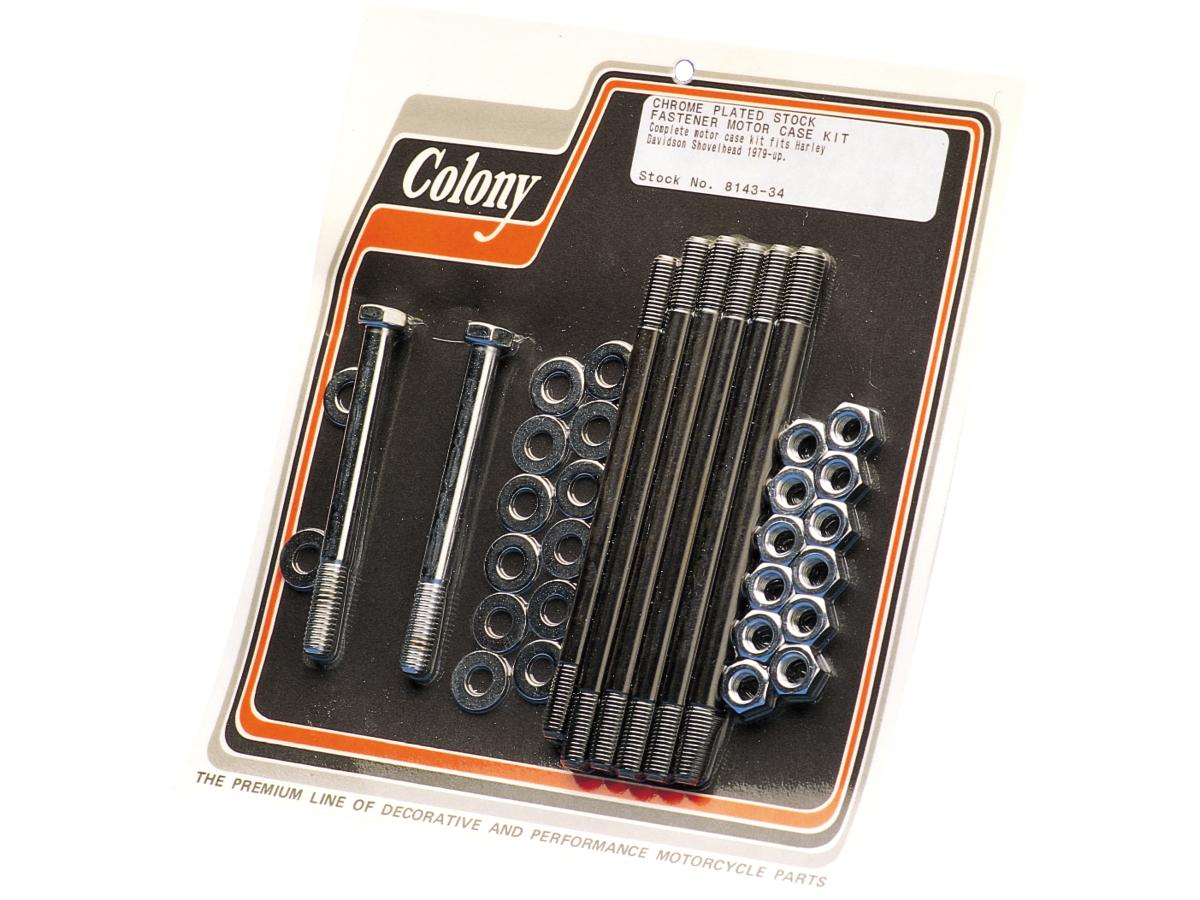 Motor Case Hardware Kit Chrome