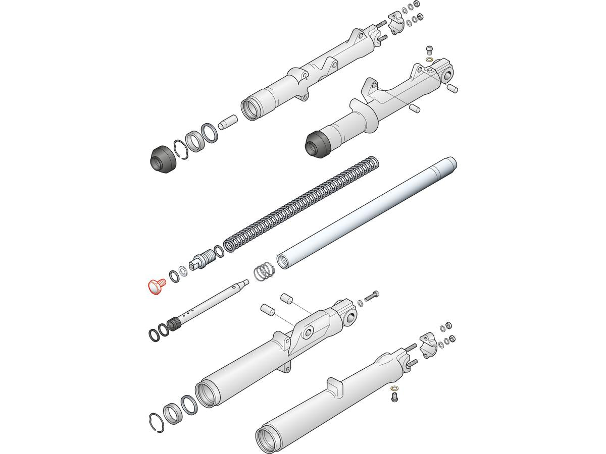 CHR FRK TUB BLT Front Fork Parts