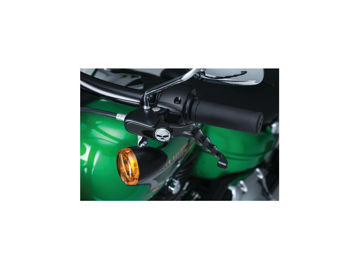 Zombie Hand Control Levers Gloss Black Hydraulic Clutch