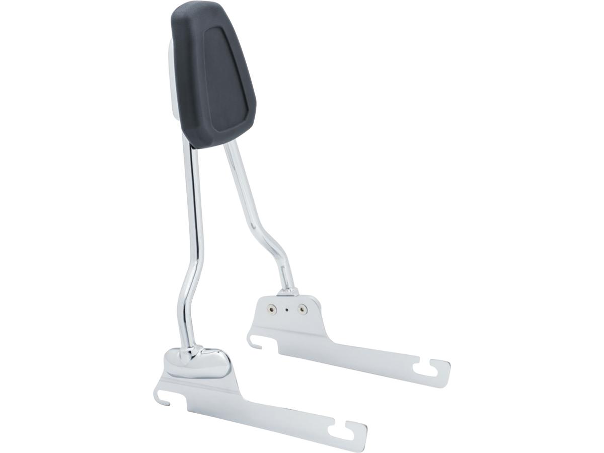 Simple Passenger Backrest 06-17 Dyna Chrome