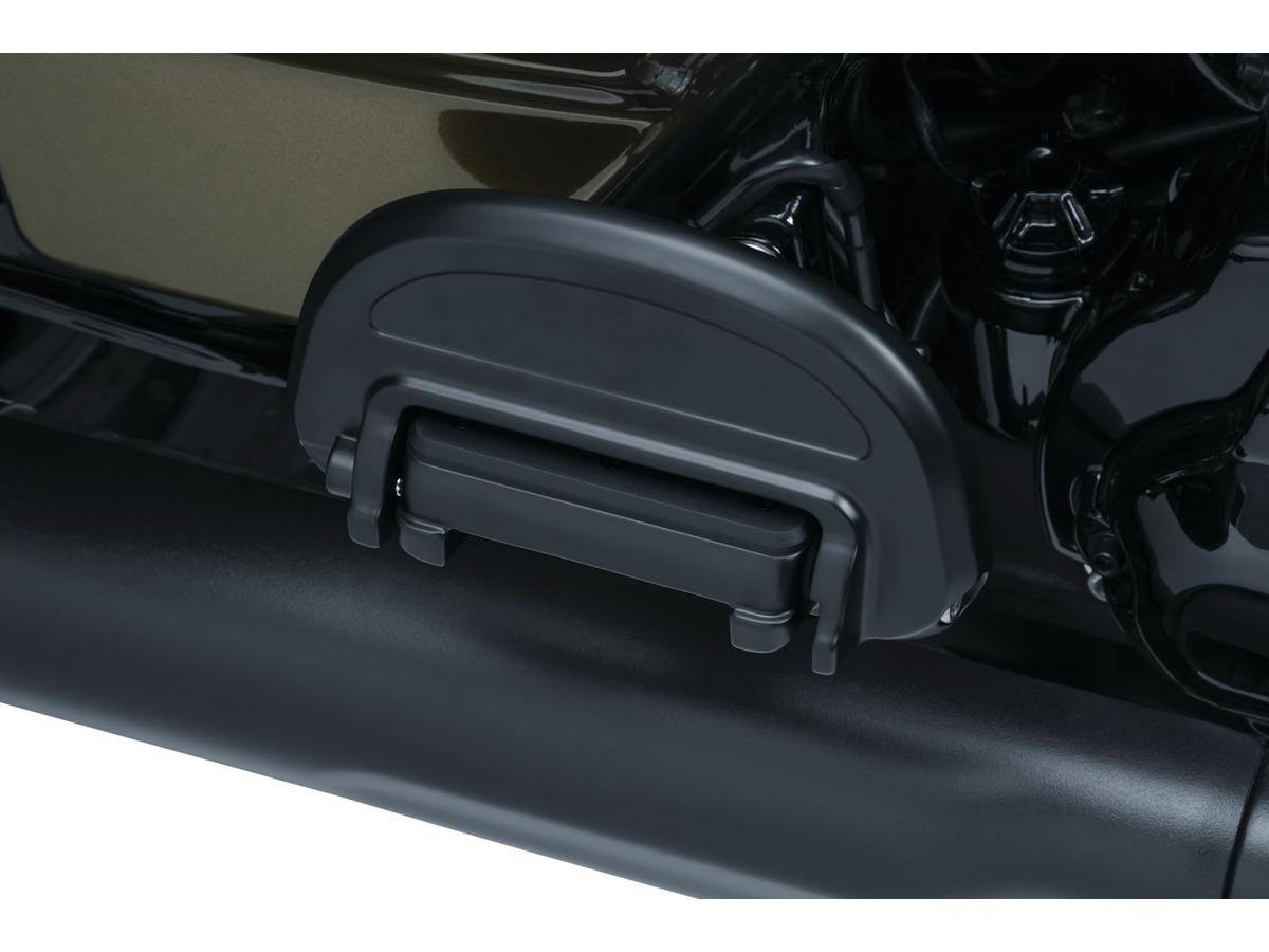 Heavy Industrie Passenger Floorboards without Adapters Black, Satin