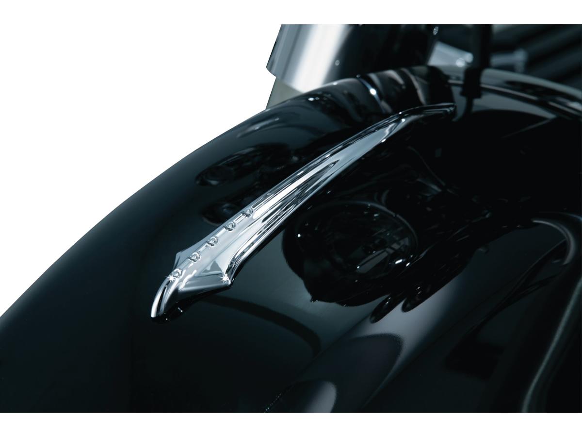 Front Fender Spear Chrome