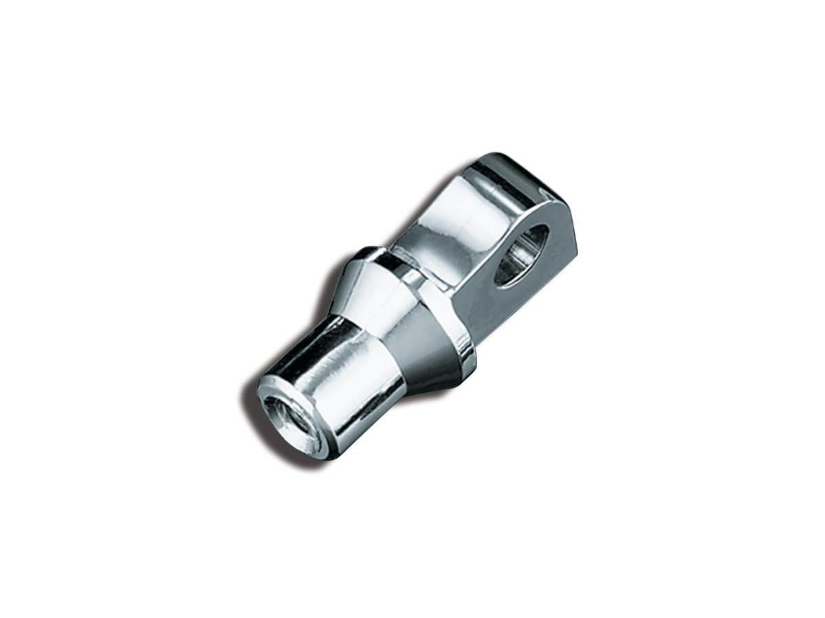 Tapered Male Mount Peg Adapters Smooth Chrome Front Rear