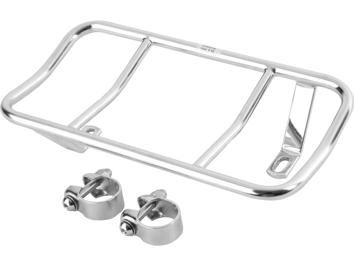 1" Handlebar Rack including Clamps Chrome