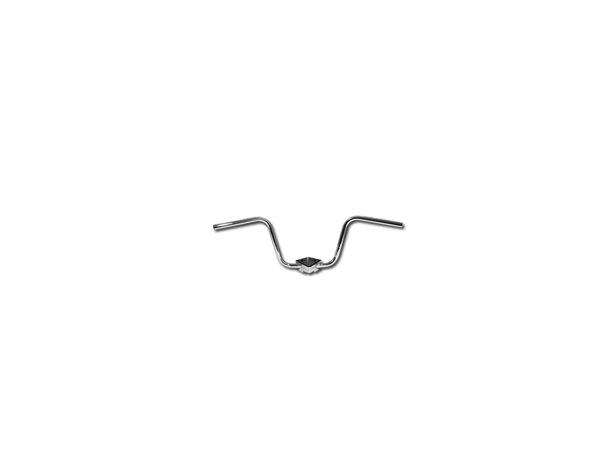 310 Ape Hanger Handlebar Dimpled 3-Hole Chrome 1"