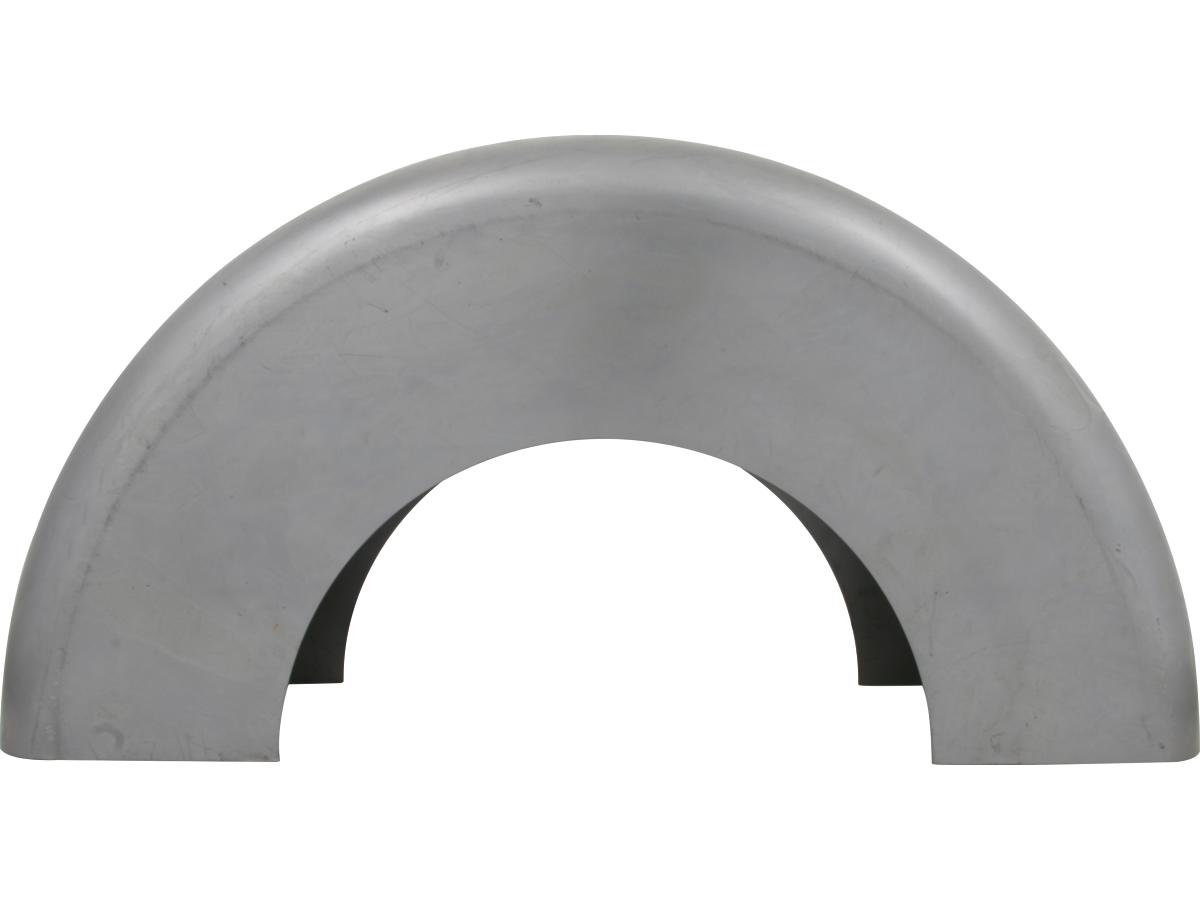 8 1/2" Roll-Your-Own Custom Blank Steel Front Fender Smooth-Side with 15 3/4" Radius Raw