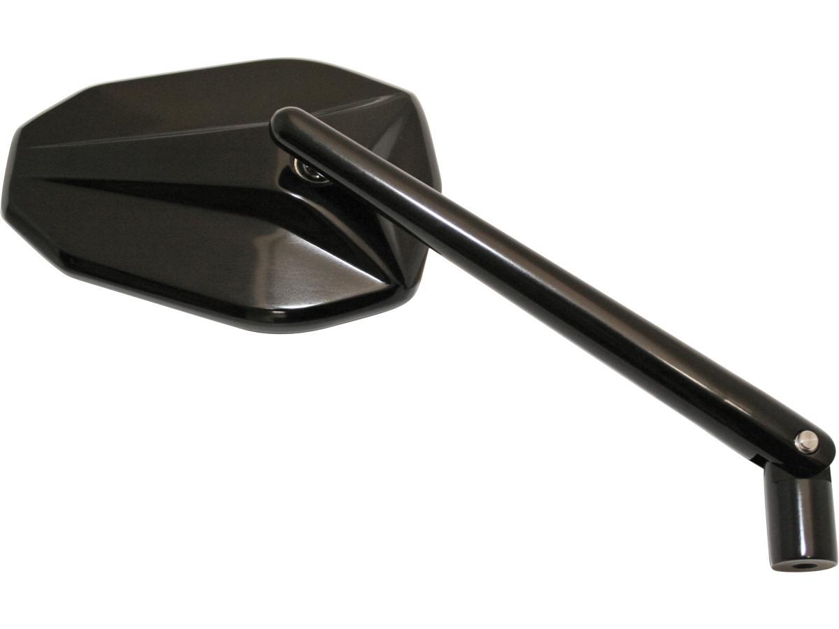 Victory Mirror 150 mm stem Black, Anodized