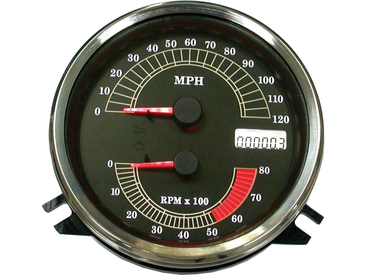 OE-stijl Speedo/Tacho Combi-instrument Schaal: 220 mp/u Zwart 114,3 mm