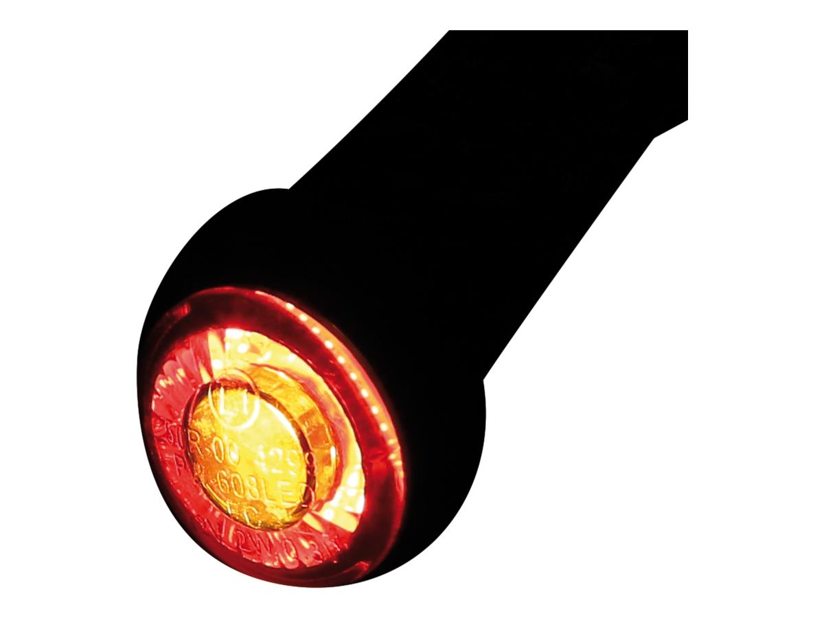 Apollo Modul LED Turn Signals/Taillight/Brake Light Approved for rear installation only Black Smoke LED