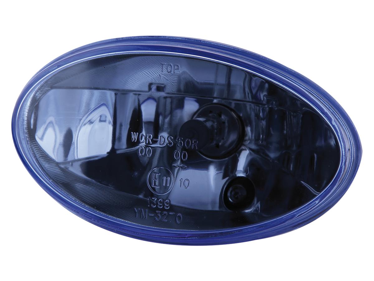 Oval Scheinwerfereinsatz Blue H4