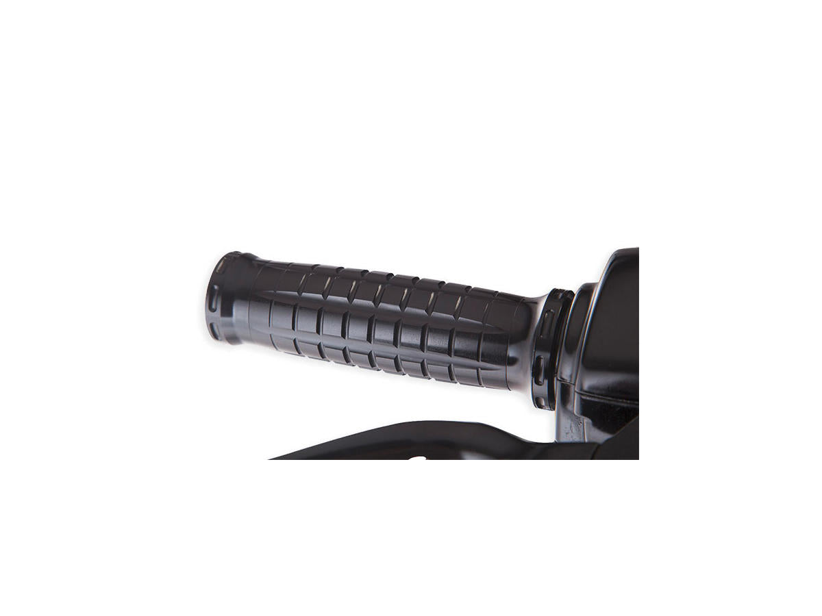 Milano Grips Zwart geanodiseerde 1" gaskabels