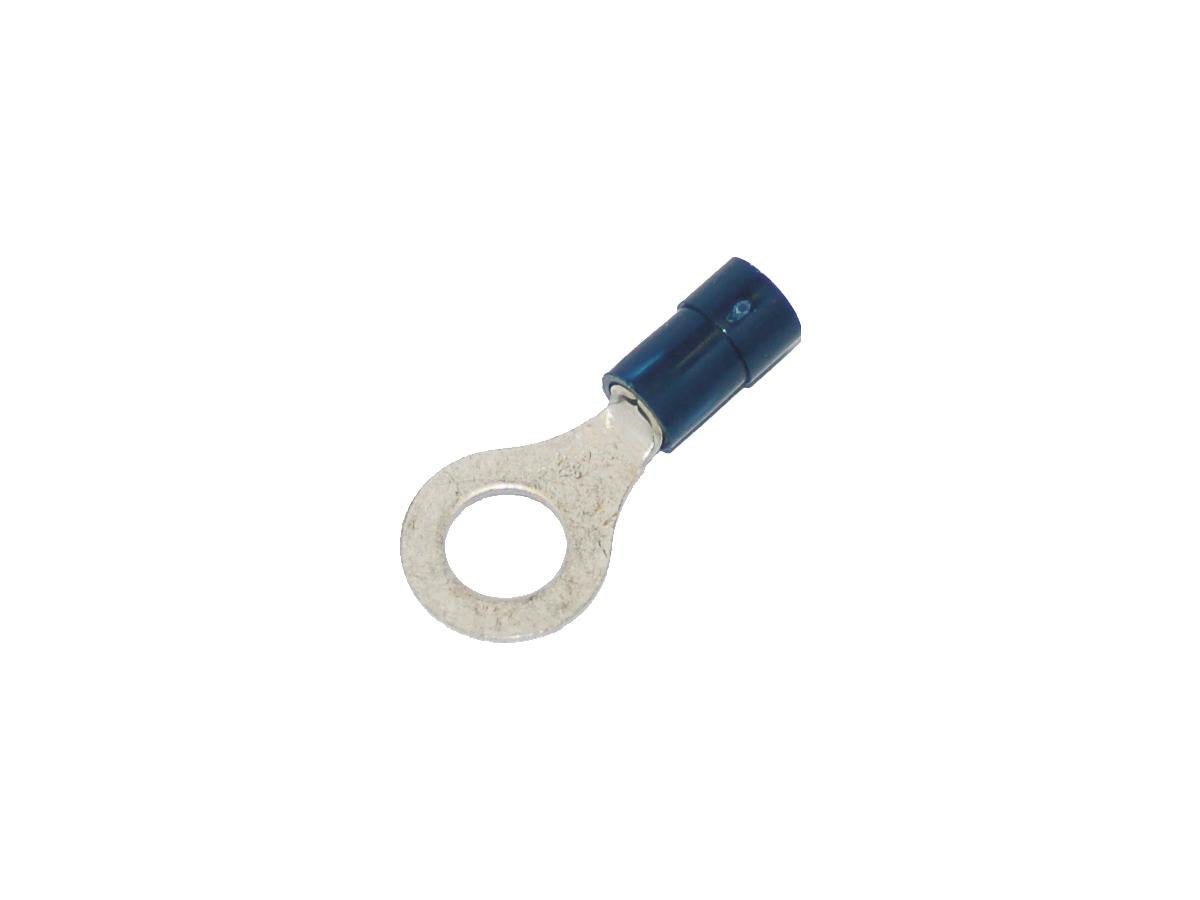 Ring Terminal 1,6-2,0 mm PVC #.25" Blue