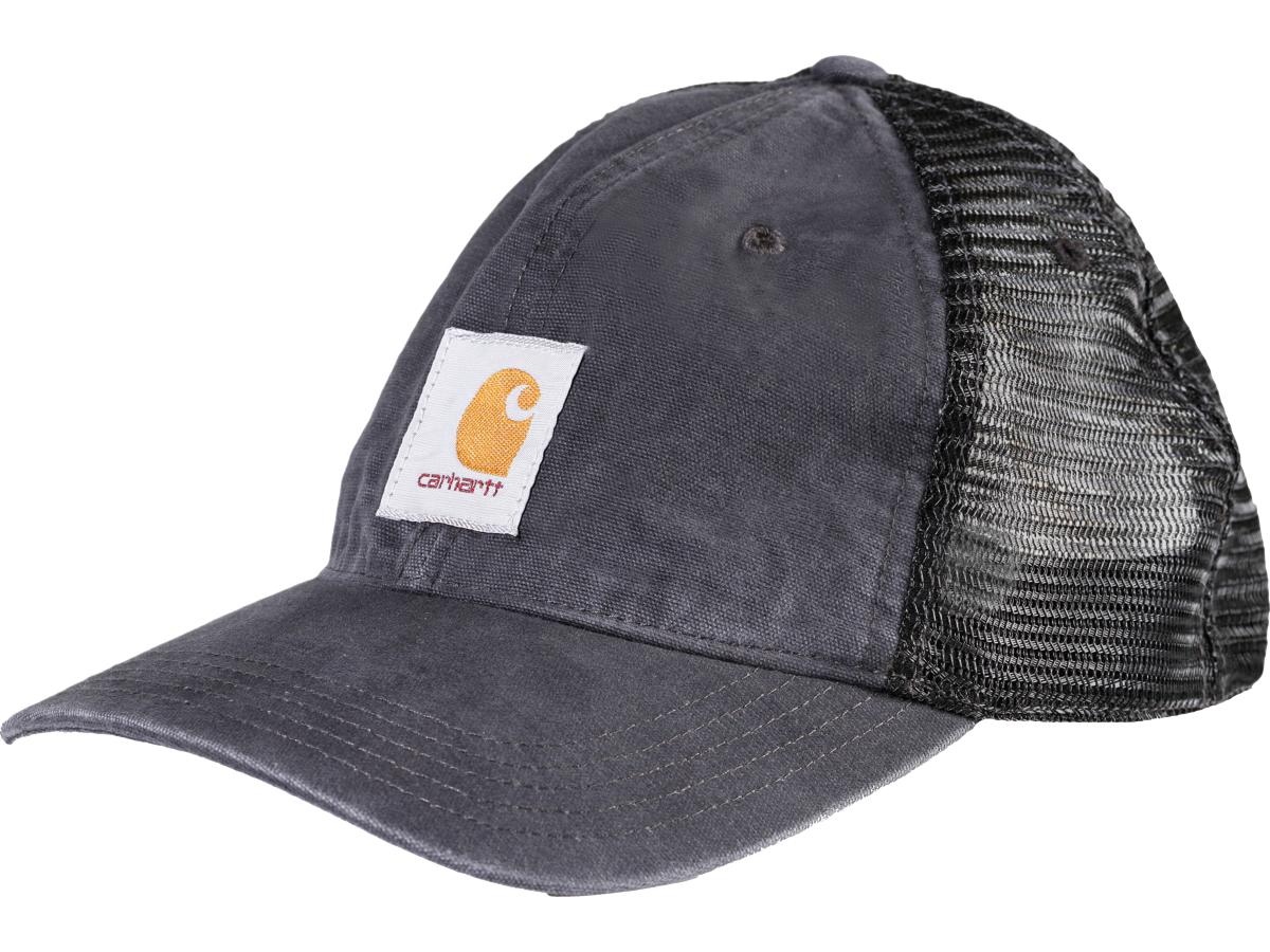 Canvas Mesh-Back Cap Black