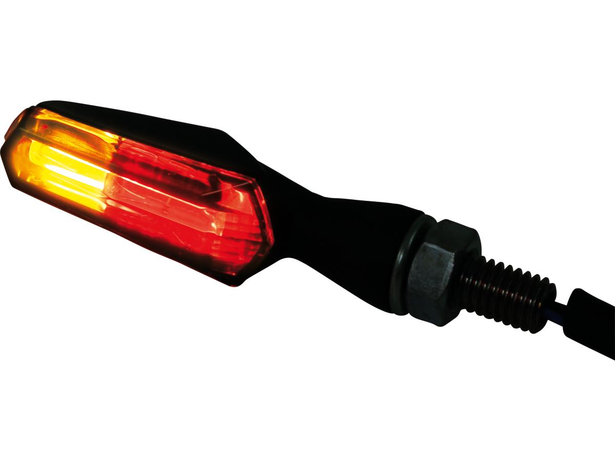 Scuro LED richtingaanwijzer/achterlicht/remlicht Black Smoke LED