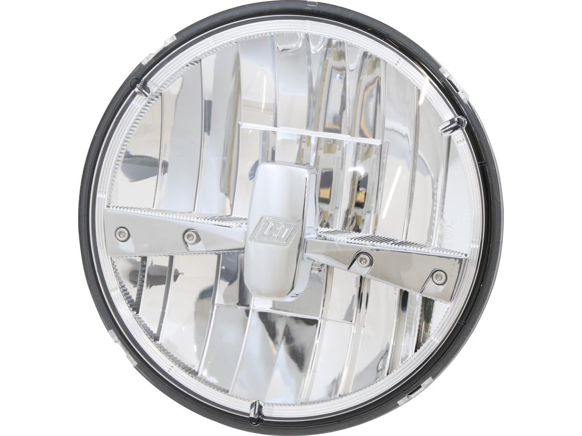 Type 3 7" LED Reflektor Scheinwerfereinsatz Chrome bulb shield Chrome Clear LED