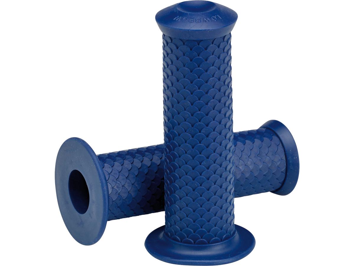 Fish Scale Grips Midnight Blue 7/8" Throttle By Wire gaskabels