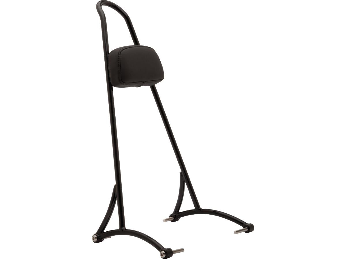 Tall Sissy Bar with Pad Black