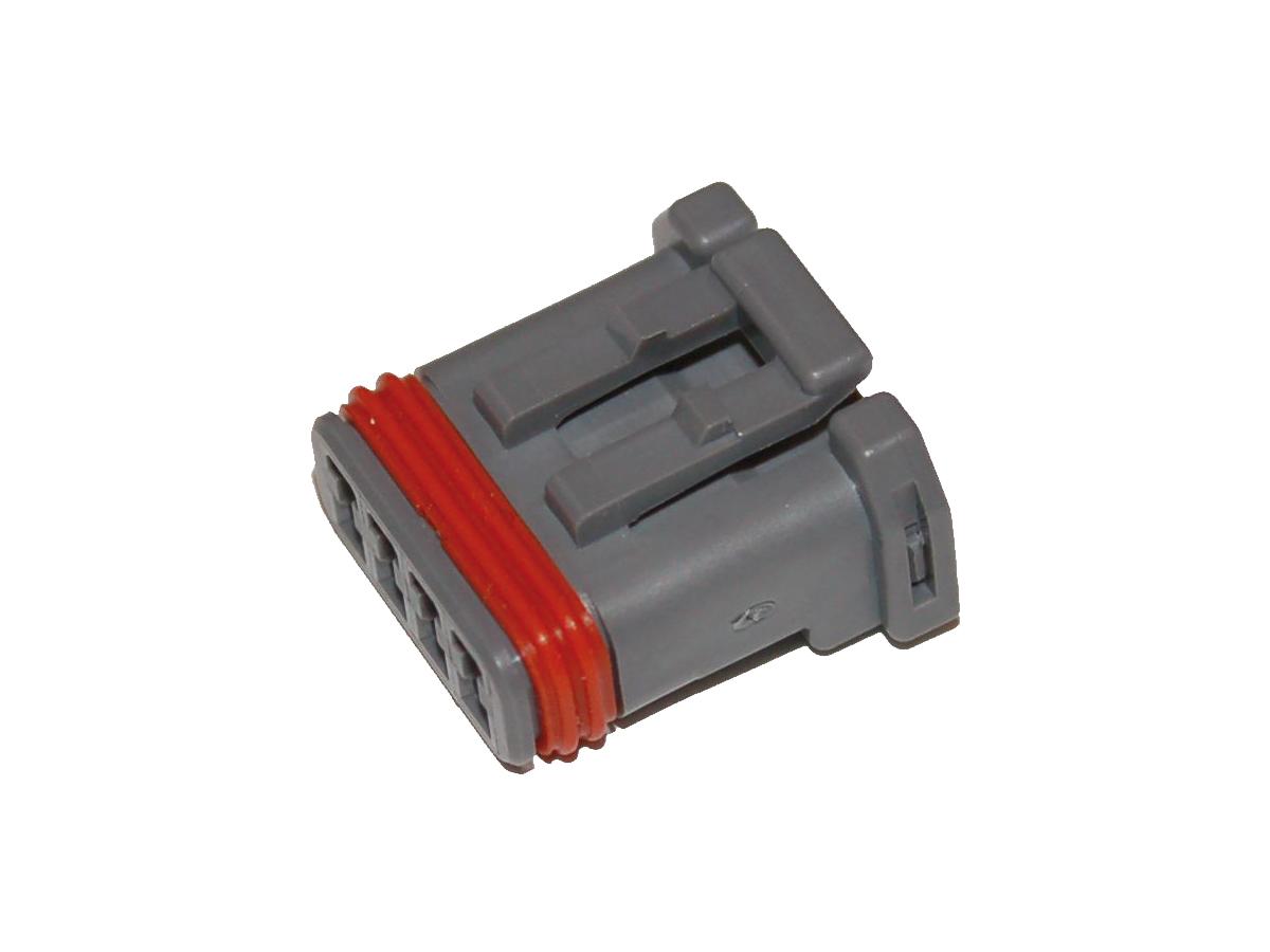 MX-1900 4-Position Socket Housing, Grey Pin Housing