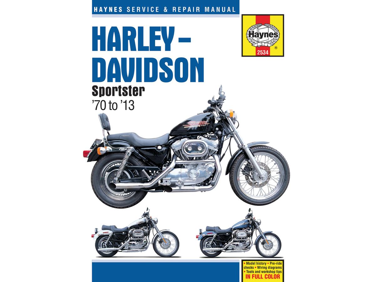 Reparatiehandboek Sportsters XL, XLH, XLCH, XLS &amp; XLX met 883/1000/1100 &amp; 1200 motoren (70-13)