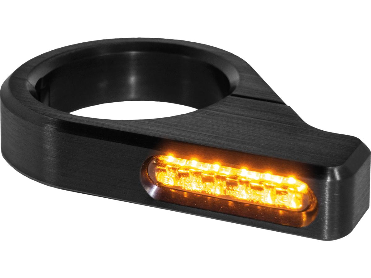 ZC-Line Classic LED Richtingaanwijzer Zwart Geanodiseerde Smoke LED