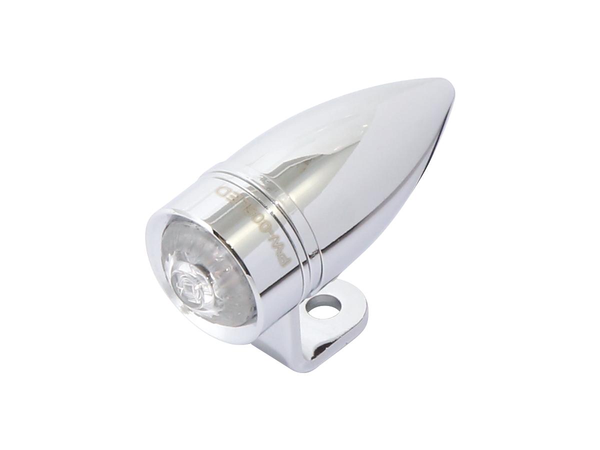 Mono Bullet LED Achterlicht Chroom Chroom LED