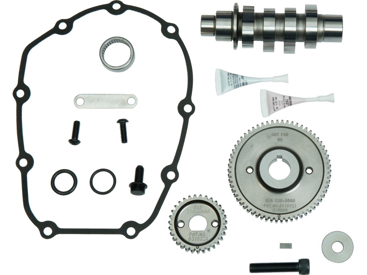 Nokkenas, tandwielaandrijving, 550G Nokkenas 550G is een ideale pk-nok voor 114 en grotere motoren