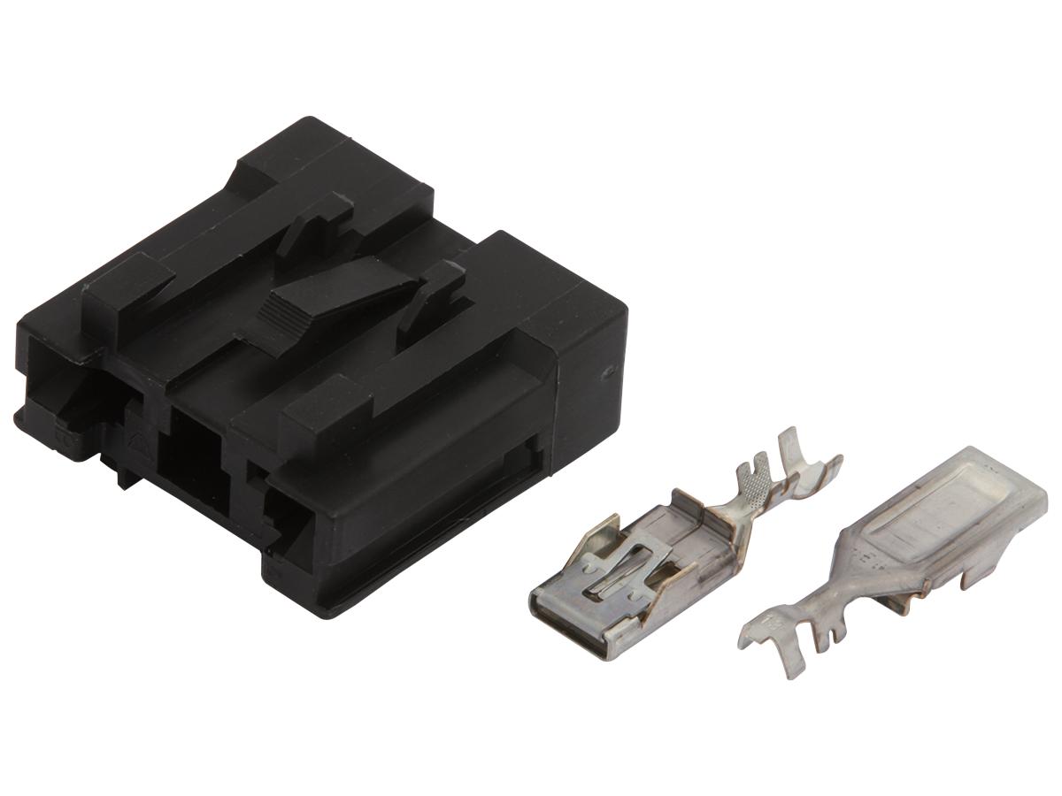 Maxi-Fuse-connector Zwart