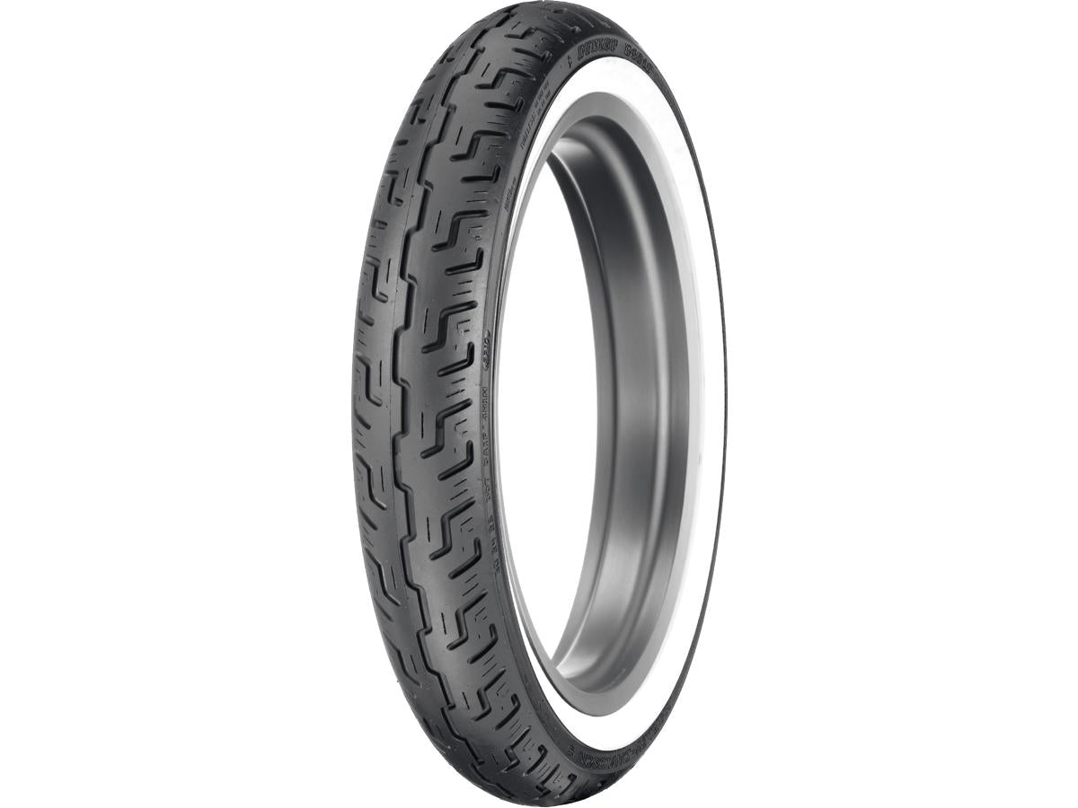 D401 Elite Tire 100/90-19 57H TL White Wall