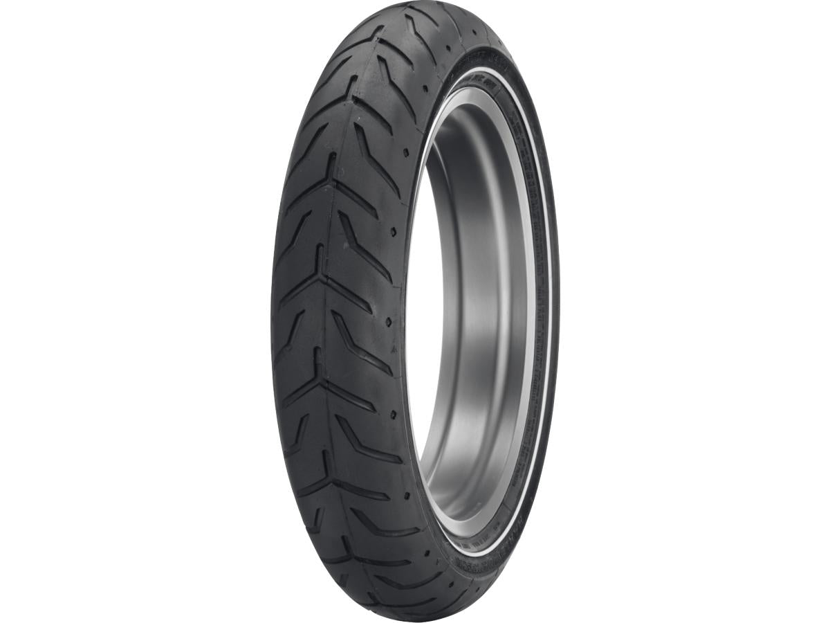 D408 Elite Tire 130/80 B-17 65H TL Single White Line