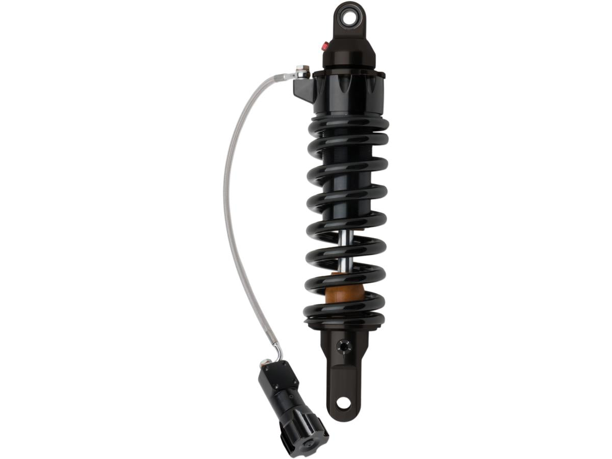 465 Series SGL Mono Shock Overlengte, externe voorspanningsregelaar Zwart 13,5"