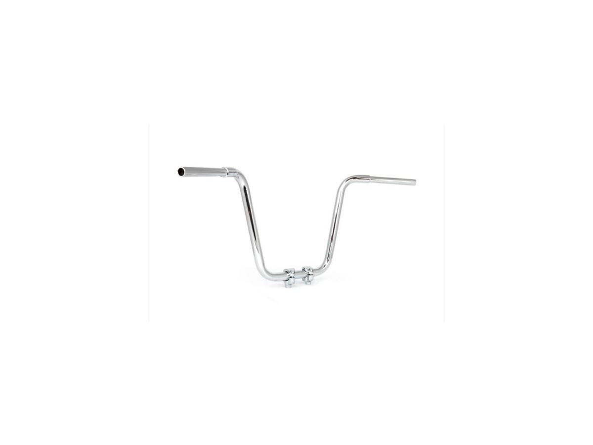 400 Fat Ape Hanger Handlebar with 1 1/4" Clamp Diameter Chrome 1 1/4" Throttle Cables