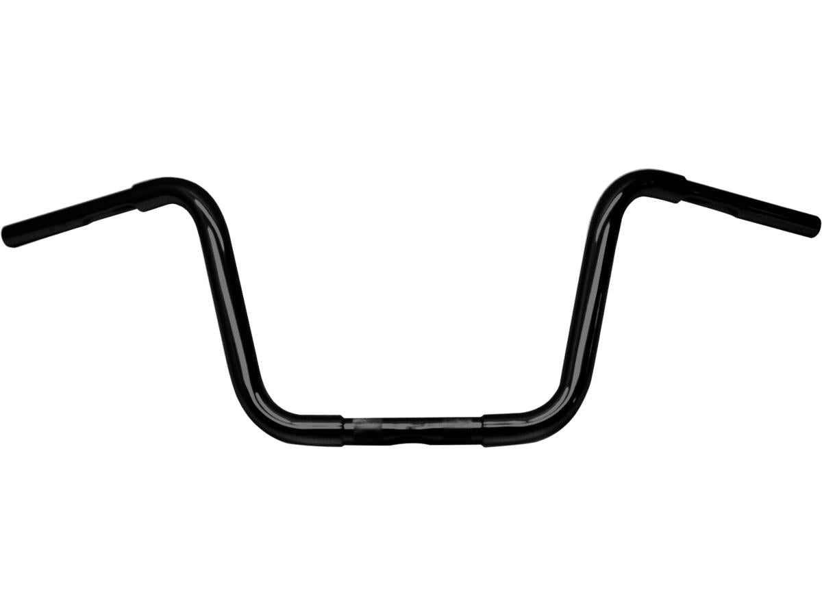 310 Fat Ape Hanger Handlebar with 1" Clamp Diameter Black Powder Coated 1 1/4" Throttle Cables