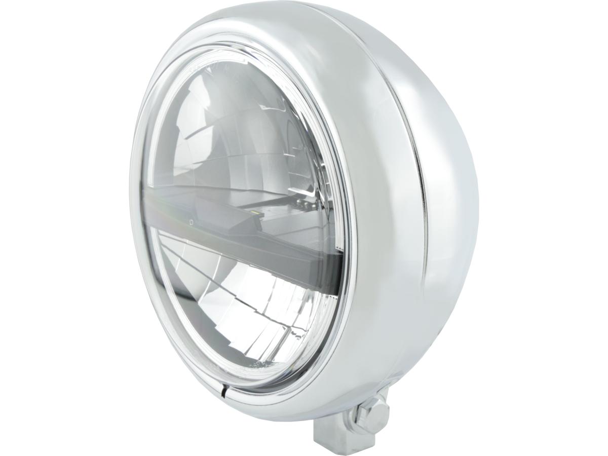 Pecos Type 5 5 3/4" Scheinwerfer Chrome LED