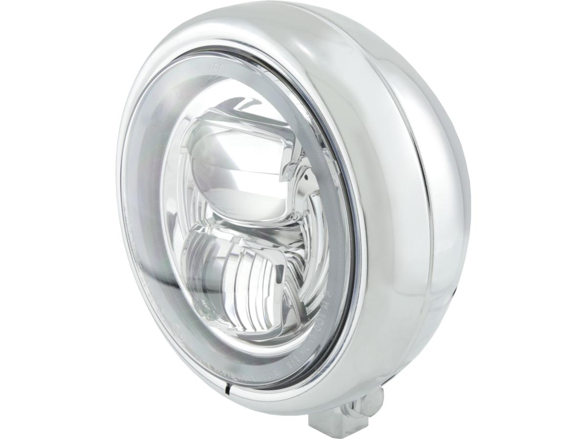 Pecos Type 7 5 3/4" Scheinwerfer Chroom LED