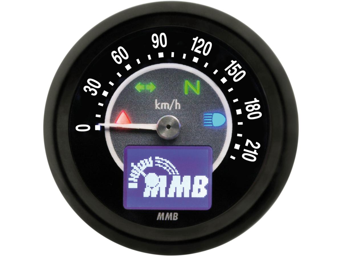 ELT48 Basic Tachometer Scale: mph; Scale Color: black