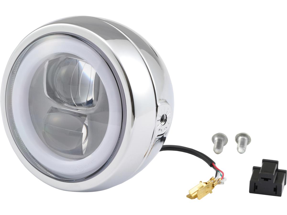 Capsule 120 4 1/2" Scheinwerfer Chroom LED