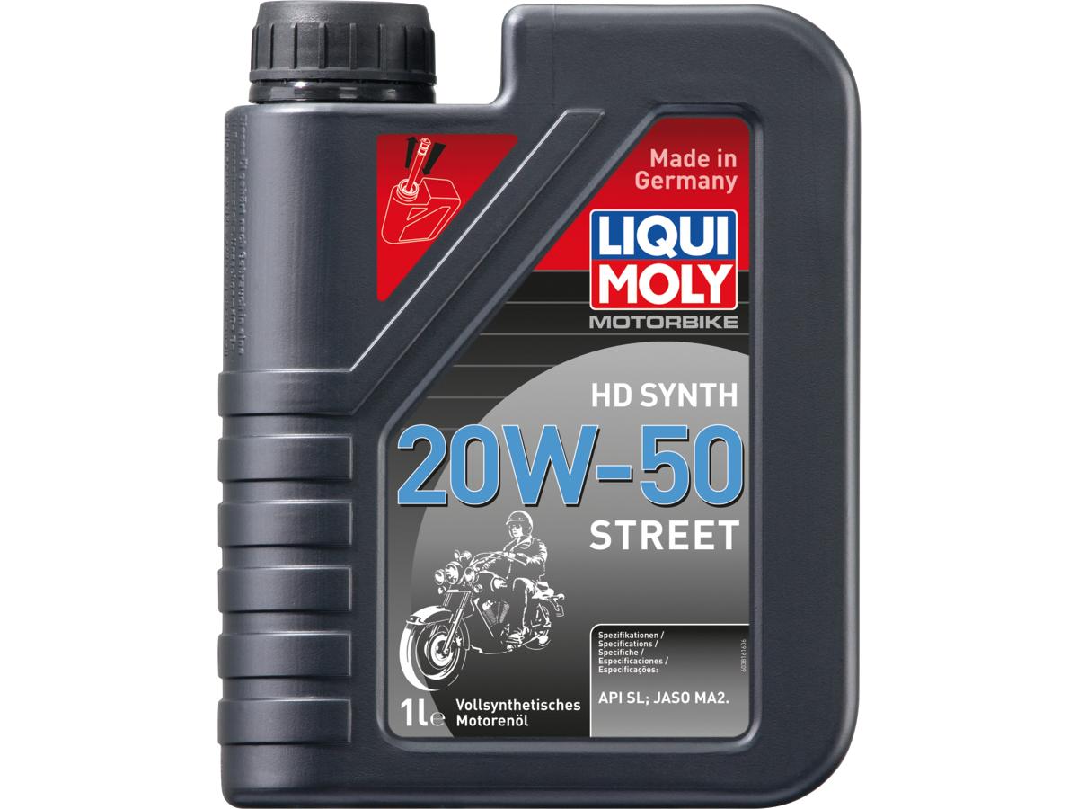 Motorbike 4T Street volledig synthetische motorolie 20W-50 Street, 1l / API SL, JASO MA2 /