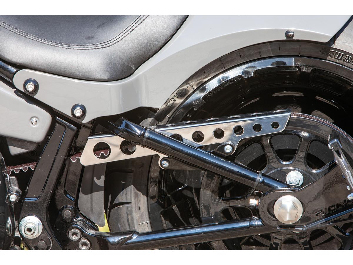 Gat Softail riembeschermer gepolijst